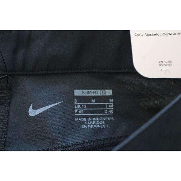 Nike Tour Repel DX6086-010 Women's Sz 8 Black Slim-Fit Golf Pants $120 - Picture 2 of 13